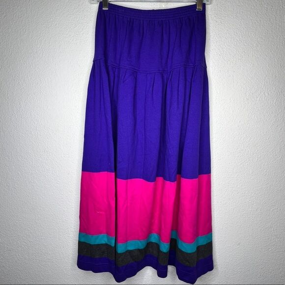 Vintage Justice Company Color‎ Block Skirt - Picture 5 of 8